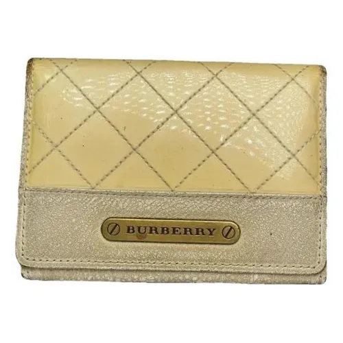 Pre-owned Leather Wallet - Burberry Vintage - Modalova