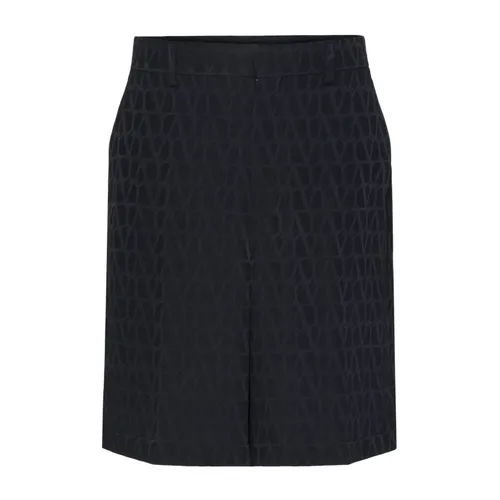Iconographe Silk Bermuda Shorts - Valentino Garavani - Modalova