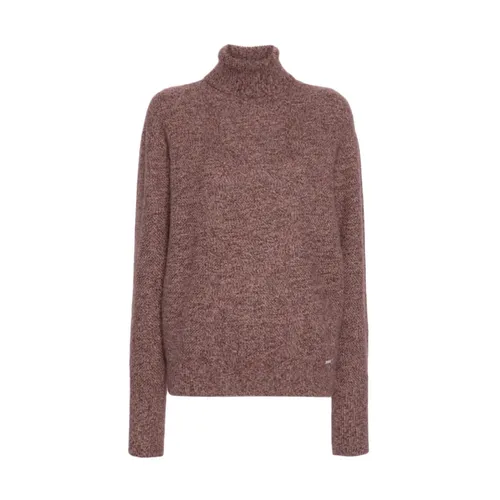 Burgundy Speckle-Knit Jumper - Kiton - Modalova