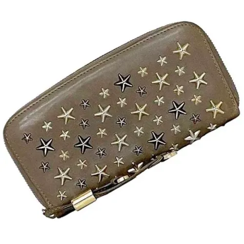 Pre-owned Leather Wallet - Jimmy Choo Pre-owned - Modalova
