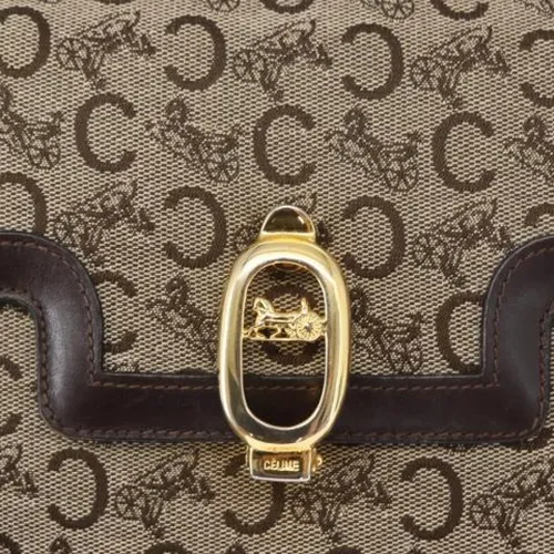 Pre-owned Vintage Canvas Shoulder Bag - Celine Vintage - Modalova