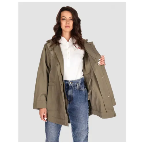 Hooded Jacket with Pockets - Twinset - Modalova