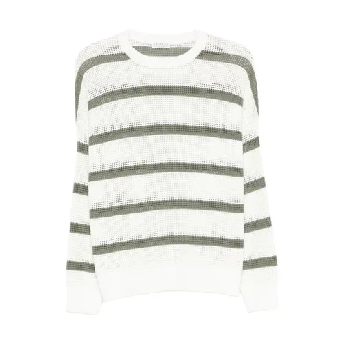 Striped Sweater - Brunello Cucinelli - Modalova