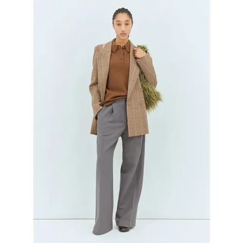 Wool Knit Polo Sweater - Dries Van Noten - Modalova
