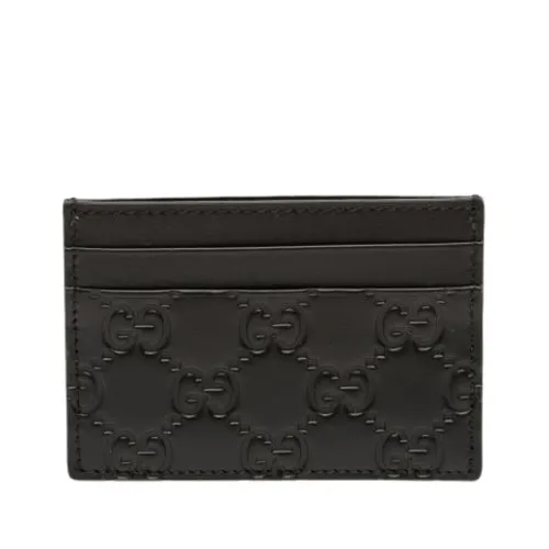Pre-owned Leather Wallet - Gucci Vintage - Modalova