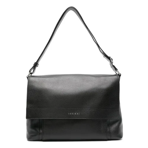 Leather Messenger Bag - Orciani - Modalova