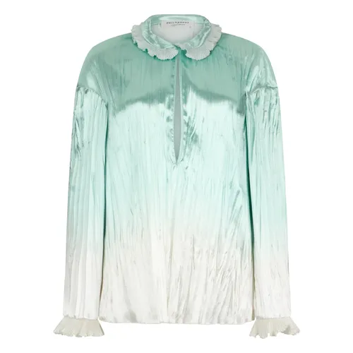 Translucent Gradient Blouse - Philosophy di Lorenzo Serafini - Modalova
