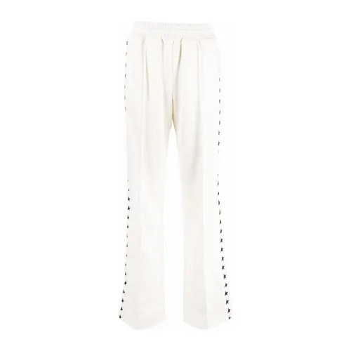 White Elegant Trousers - Golden Goose - Modalova