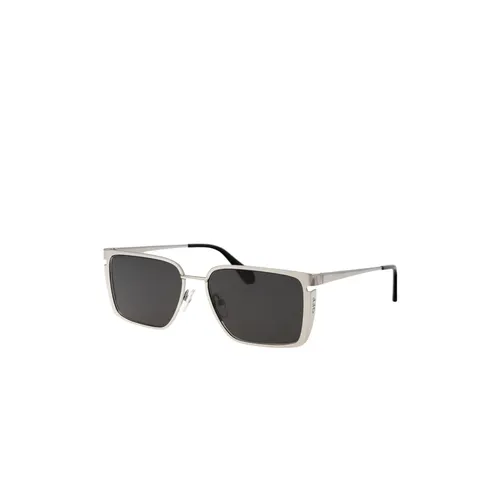 Yoder Logo Sunglasses - Off White - Modalova