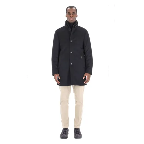Blue Beaver Wool Cashmere Down Jacket - Moorer - Modalova