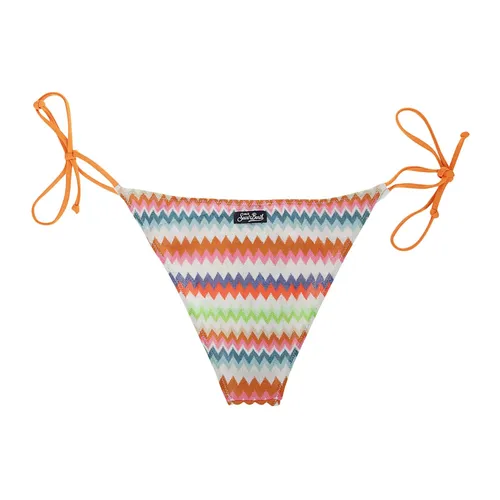 Multicolor Swim Briefs with Lace-Up Closure - MC2 Saint Barth - Modalova