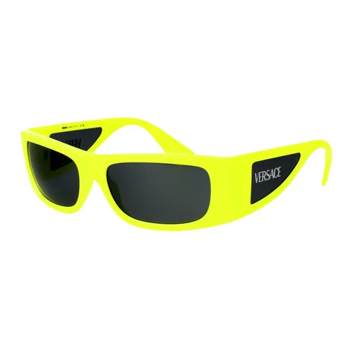 Squared Sunglasses - Versace - Modalova
