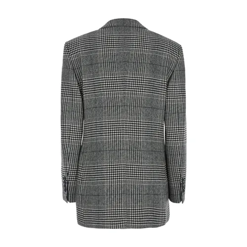 Grey Prince of Wales Blazer Jacket - Dolce & Gabbana - Modalova
