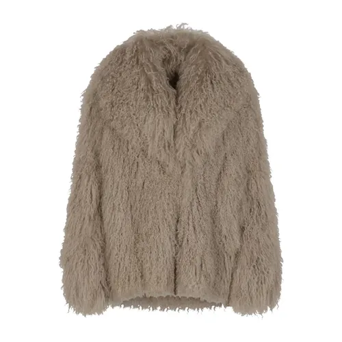 Faux Fur Shearling Jackets - Yves Salomon - Modalova