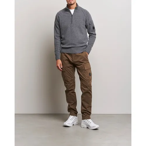 Maglia in lambswool GRS con mezza zip - C.P. Company - Modalova
