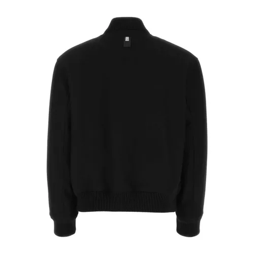 Black wool blend bomber jacket - 1017 Alyx 9SM - Modalova