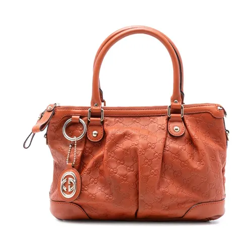 Pre-owned Leather Satchel - Gucci Vintage - Modalova