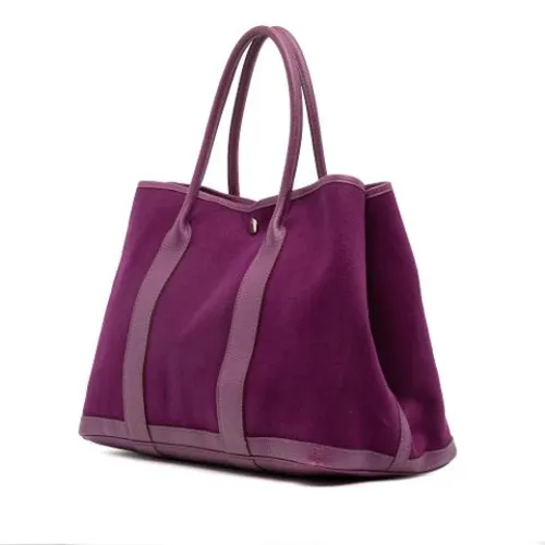 Pre-owned Canvas Tote Bag - Hermès Vintage - Modalova