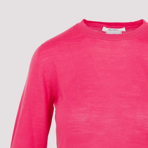 Wool Pesco Sweater in Raspberry - Max Mara - Modalova