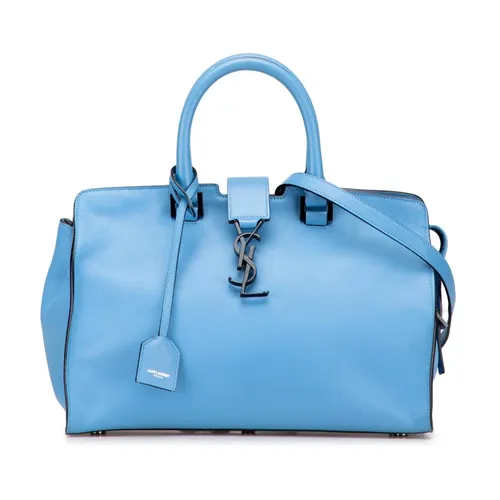 Pre-owned Leather Top Handle Bag - Saint Laurent Vintage - Modalova