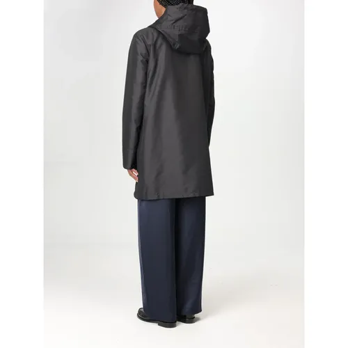 Hooded Parka with Hook Closure - Fay - Modalova