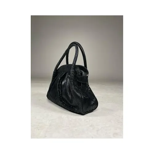 Pre-owned Leather Handbag - Armani Pre-owned - Modalova