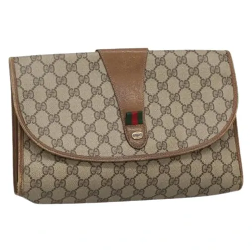 Pre-owned Canvas clutches - Gucci Vintage - Modalova