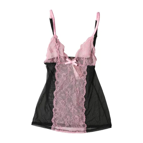 Floral Lace Lingerie Top with Underwire - Roberto Cavalli - Modalova