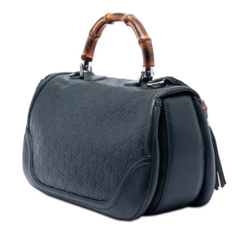 Pre-owned Leather Handbag - Gucci Vintage - Modalova