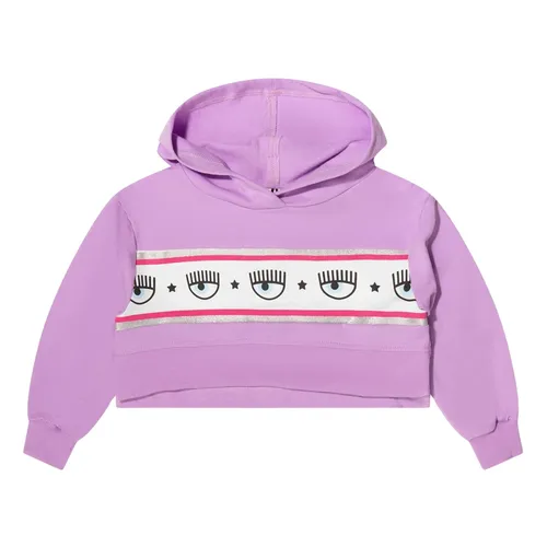 Cropped Logo Hoodie - Chiara Ferragni Collection - Modalova