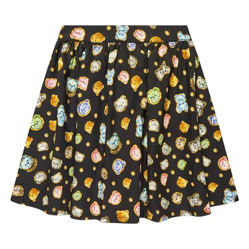 Teddy Bear Gems Skirt in Black - Moschino - Modalova