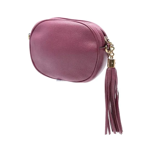 Pre-owned Leather Chain Shoulder Bag - Gucci Vintage - Modalova