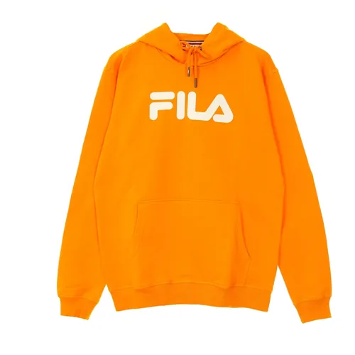 Flame Orange Kangaroo Hoodie Long Sleeve - Fila - Modalova
