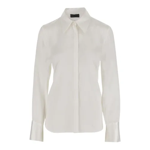 Stretch Silk Shirt - F.It - Modalova