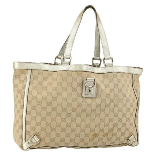 Pre-owned Canvas Tote Bag - Gucci Vintage - Modalova
