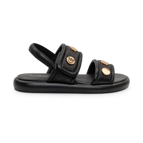 Flat Leather Sandals - Pinko - Modalova