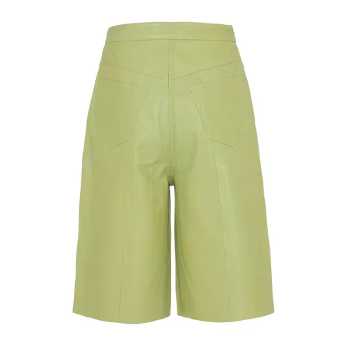 Leather Bermuda Shorts - Remain Birger Christensen - Modalova