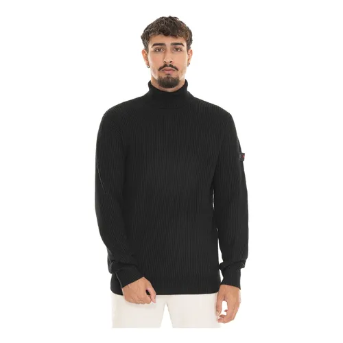 Ribbed Turtleneck Pullover - Peuterey - Modalova