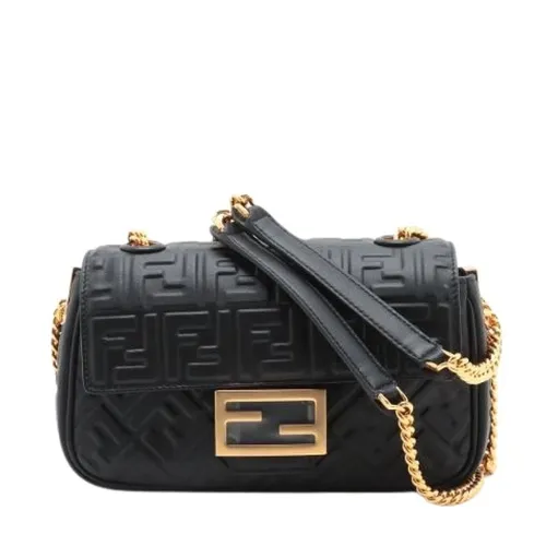 Pre-owned Leather Shoulder Bag - Fendi Vintage - Modalova