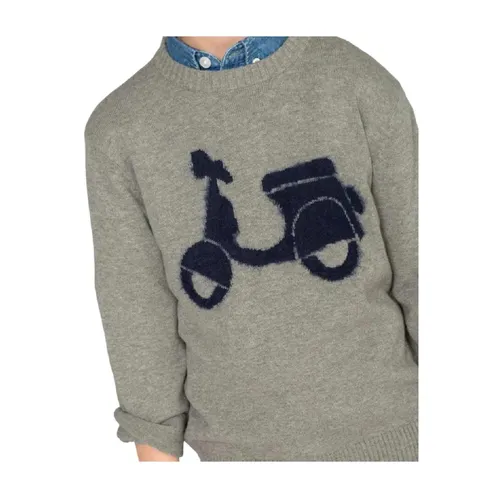 Round-neck Cotton Knit - Scotta - Modalova