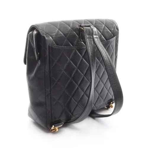 Pre-owned Vintage Leather Backpack - Chanel Vintage - Modalova
