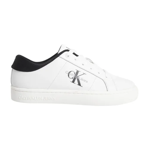 White Low Top Sneakers - Calvin Klein Jeans - Modalova