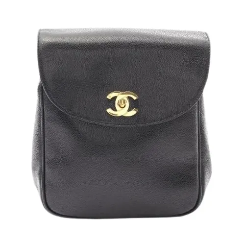 Pre-owned Vintage Leather Backpack - Chanel Vintage - Modalova