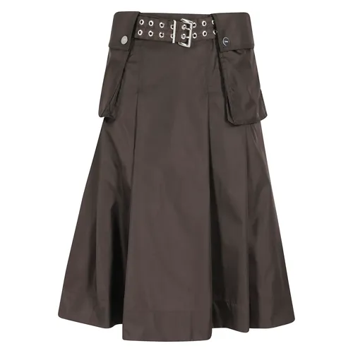 Falda Midi Duquesa - Ganni - Modalova