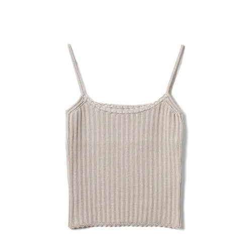 Ribbed viscose tank top in grey - Lanvin - Modalova