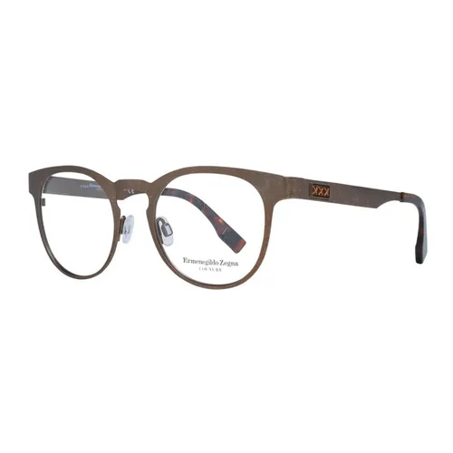 Round Titanium Optical Frames - Zegna - Modalova