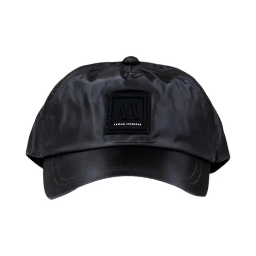 Print Pattern Polyamide Cap - Armani Exchange - Modalova