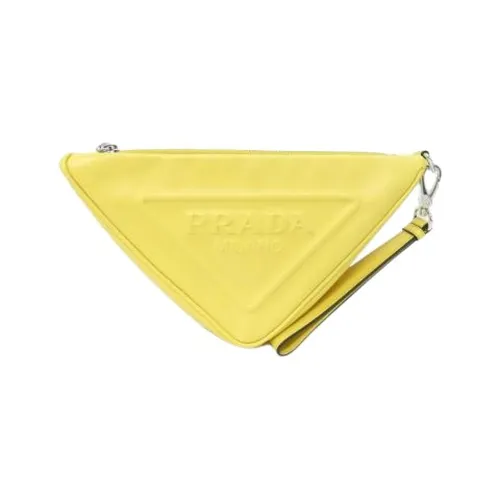 Pre-owned Leather Clutch - Prada Vintage - Modalova