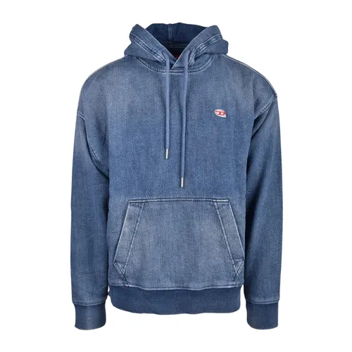 Sudadera Azul Denim - Diesel - Modalova