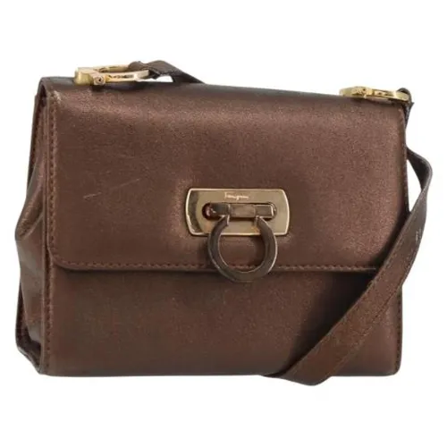 Pre-owned Leather Shoulder Bag - Salvatore Ferragamo Pre-owned - Modalova